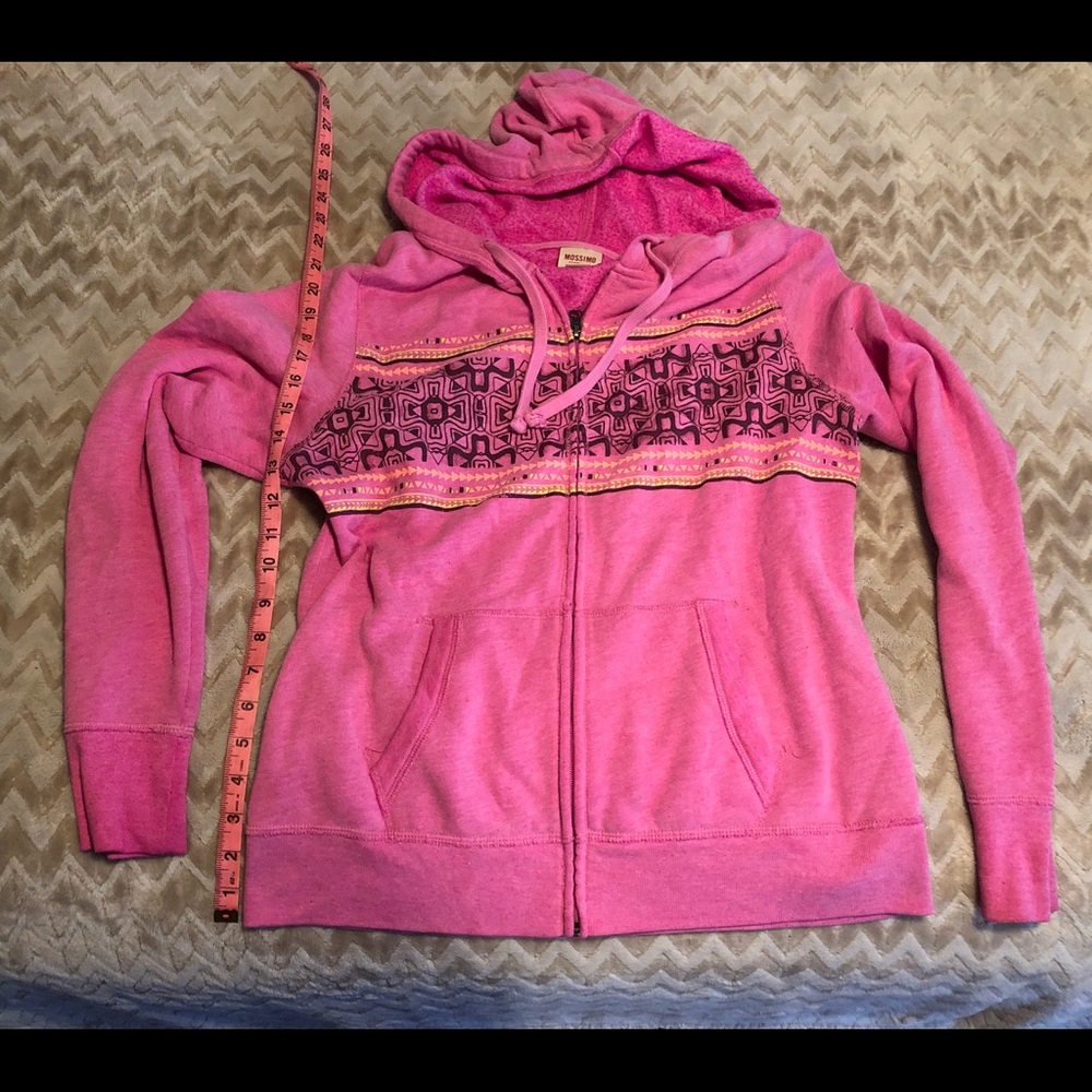 Pink Aztec Zip Jacket